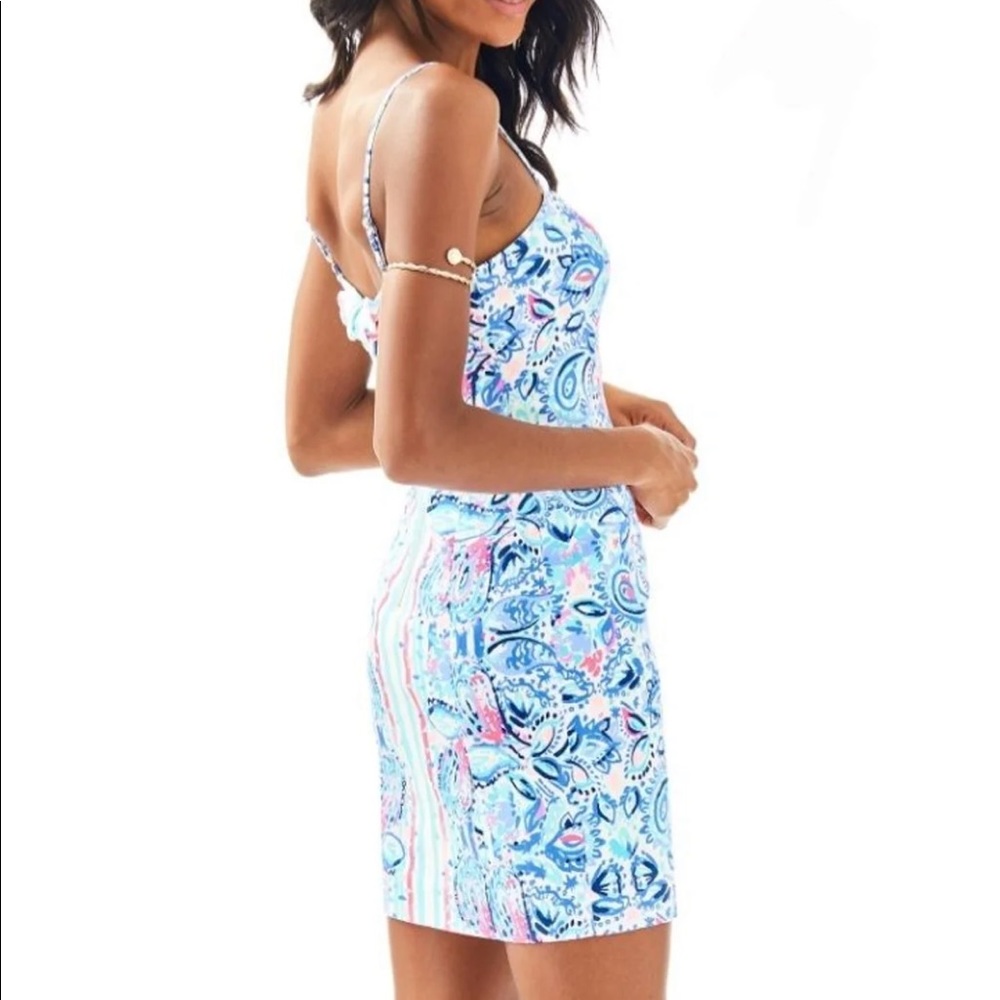 Lilly Pulitzer Shelli Stretch Shift
Dress 00 Stripes & Streamers
